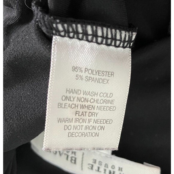 White House Black Market Black Palazzo Pants Capris SIze M Travel Friendly - Picture 6 of 7